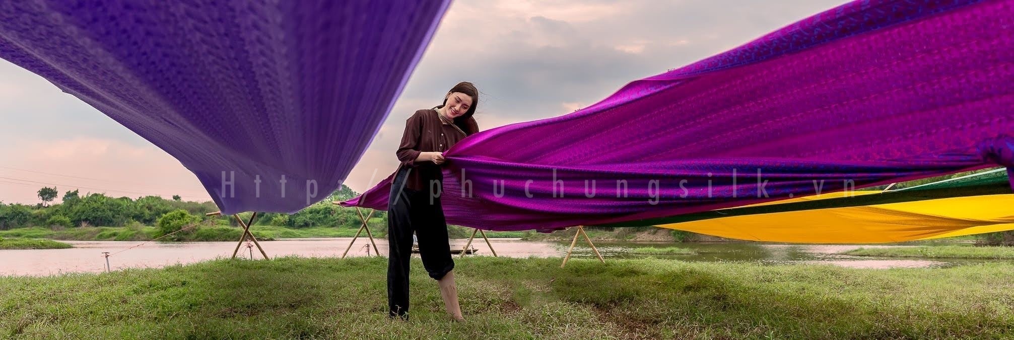 Lụa tơ tằm Phúc Hưng